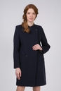 Женское пальто из текстиля с воротником 3000302
