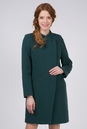 Женское пальто из текстиля с воротником 3000303