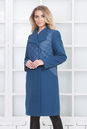Женское пальто из текстиля с воротником 3000307