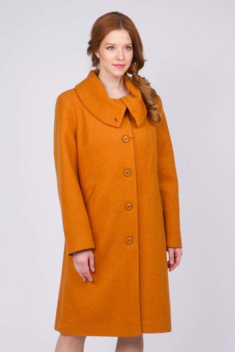 Женское пальто с воротником 3000365