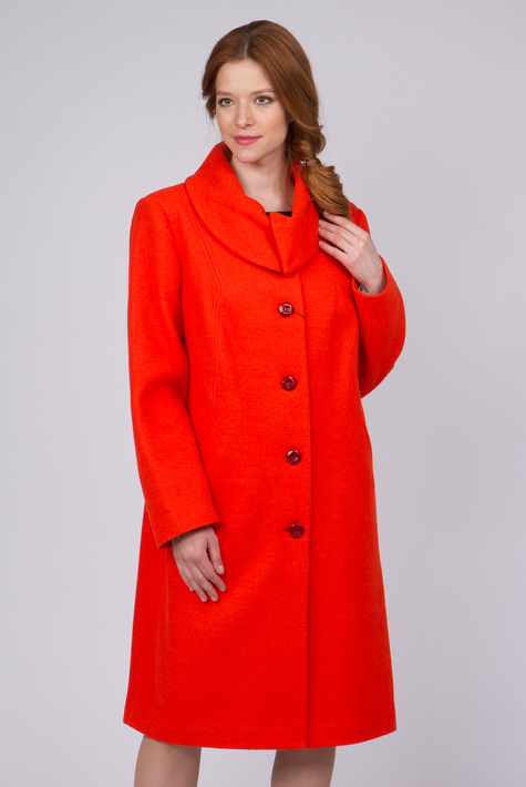 Женское пальто с воротником 3000366