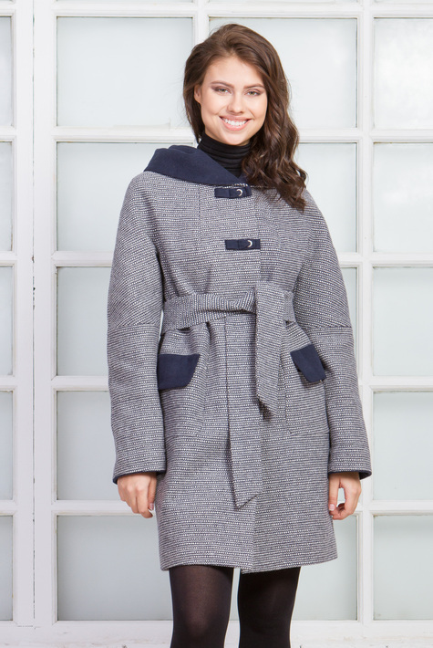 Женское пальто с капюшоном 3000408