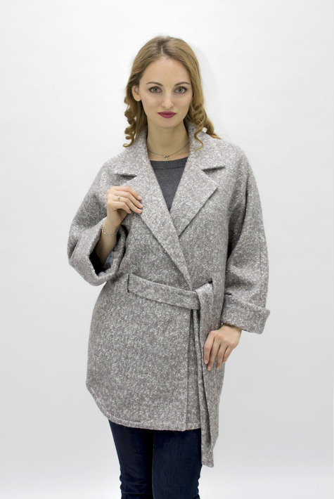 Женское пальто с воротником 3000449
