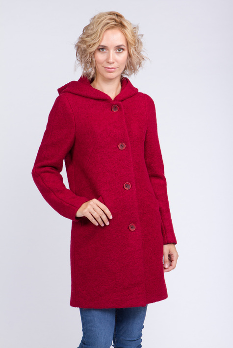 Женское пальто с капюшоном 3000460