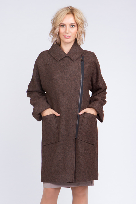 Женское пальто с воротником 3000477