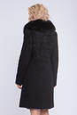 Женское пальто из текстиля с воротником, отделка песец 3000501-6