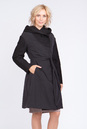 Женское пальто из текстиля с капюшоном 3000508
