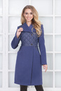 Женское пальто из текстиля с воротником 3000540