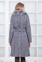 Женское пальто с воротником, отделка чернобурка 3000554-2