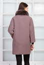 Женское пальто из текстиля с воротником, отделка блюфрост 3000566-2