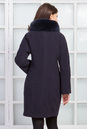 Женское пальто из текстиля с воротником, отделка песец 3000571-3