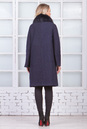Женское пальто из текстиля с воротником, отделка песец 3000580-4