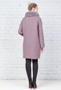 Женское пальто из текстиля с воротником, отделка песец 3000581-4