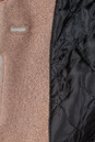 Женское пальто из текстиля с воротником, отделка лиса 3000583-2