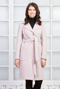 Женское пальто из текстиля с воротником, отделка песец 3000584-5
