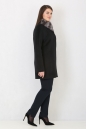 Женское пальто из текстиля с воротником, отделка норка 3000586-2