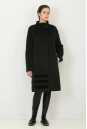 Женское пальто из текстиля с воротником 3000591