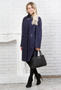 Женское пальто из текстиля с воротником 3000596