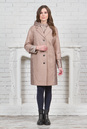Женское пальто из текстиля с капюшоном 3000609-2