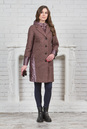 Женское пальто из текстиля с капюшоном 3000610