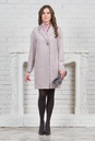 Женское пальто из текстиля с воротником 3000612