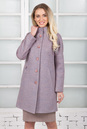 Женское пальто из текстиля с воротником 3000621