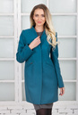 Женское пальто из текстиля с воротником 3000632