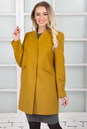 Женское пальто из текстиля с воротником 3000633