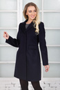 Женское пальто из текстиля с воротником 3000636