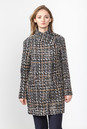 Женское пальто из текстиля с воротником 3000654
