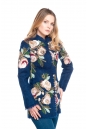 Женское пальто из текстиля с воротником 3000657-3