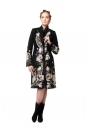 Женское пальто из текстиля с воротником 3000659-2