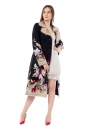 Женское пальто из текстиля с воротником 3000666-4