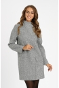 Женское пальто из текстиля с воротником 3000684