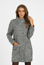 Женское пальто из текстиля с воротником 3000691
