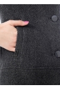 Женское пальто из текстиля без воротника 3000711-3