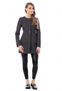 Женское пальто из текстиля без воротника 3000711-5