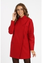 Женское пальто из текстиля с воротником 3000714