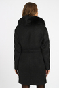 Женское пальто из текстиля с воротником, отделка песец 3000716-4