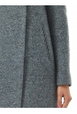 Женское пальто из текстиля с воротником 3000722-3