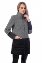 Женское пальто из текстиля с воротником 3000736