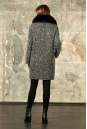 Женское пальто из текстиля с воротником, отделка песец 3000745-4