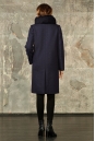 Женское пальто из текстиля с воротником, отделка песец 3000746-4