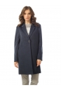 Женское пальто из текстиля с воротником 3000747