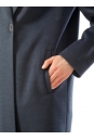 Женское пальто из текстиля с воротником 3000747-3