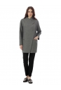 Женское пальто из текстиля с воротником 3000750-2