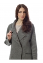 Женское пальто из текстиля с воротником 3000750-3