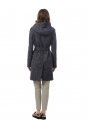 Женское пальто из текстиля с капюшоном 3000755-6