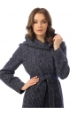 Женское пальто из текстиля с капюшоном 3000755-7