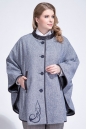 Женское пальто из текстиля с воротником 3000769